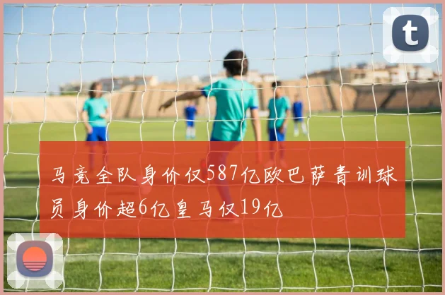 马竞全队身价仅587亿欧巴萨青训球员身价超6亿皇马仅19亿